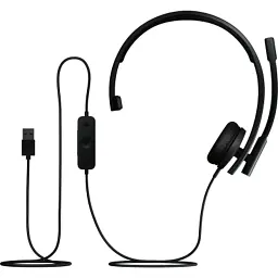 Навушники Logitech H570e Corded for Business Mono Teams USB-A Black (981-001426) - мініатюра 5