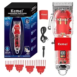 Машинка для стрижки волосся Barber Kemei Km-1761 - мініатюра 5