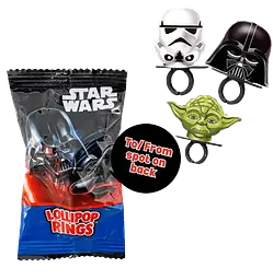Кільця-льодяники Star Wars Candy Lollipop Rings 18шт, 216г - мініатюра 5