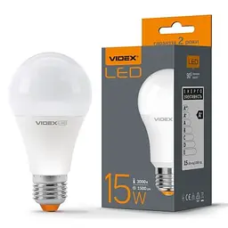 Лампочка Videx A65e 15W E27 3000K (VL-A65e-15273) - мініатюра 2