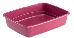 Туалет для котів Ferplast Litter Tray Nip 10 бордовий 46x35x11 см 72040099