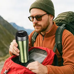 Термокухоль Mountain Goat Travel 0.38 л Green (P-5905973406949) - мініатюра 8
