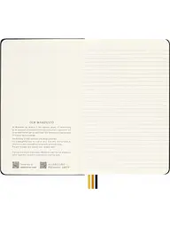 Записник Moleskine x K-Way середній, Лінійка Синій Нейлон (SKQP060KWBLUEK89) - мініатюра 3
