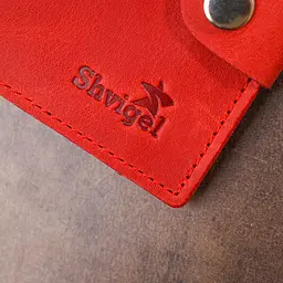 Сучасне жіноче портмоне Shvigel 16497 червоне - мініатюра 6