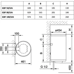Бойлер Gorenje GBF80/UA [125282] - мініатюра 6