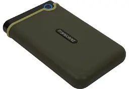 Зовнішній жорсткий диск Transcend StoreJet 25M3G 2 TB Military Green (TS2TSJ25M3G) [48530] - мініатюра 2