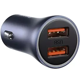 АЗП Baseus Golden Contactor Pro 40W 2USB + Type-C 5A (1m) (TZCCJD-A0G) Сірий - мініатюра 4