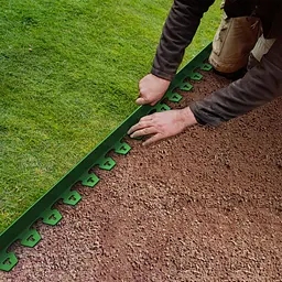 Бордюр Vodaland NewFixLight B-900.04.04-PE з анкерами 18 шт. та з'єднувачами 3 шт. зелений (8290404.18-GN) - мініатюра 6