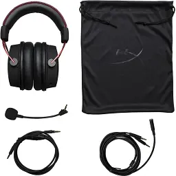 Гарнітура ігрова HyperX Cloud Alpha mini-jack/dual 3.5 мм 1.3м/2 м чорно-червона - мініатюра 5