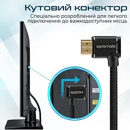 Кабель Promate HDMI-HDMI V 2.0 3 м (prolink4k1-300.black) - мініатюра 5