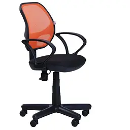 Кресло Чат/АМФ-4 сиденье А-10/спинка Сетка оранжевая