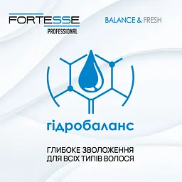Маска Fortesse Professional Balance & Fresh, для всіх типів волосся, з дозатором, 1000 мл - мініатюра 5
