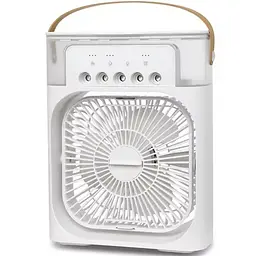 Настільний вентилятор F10 Spray 2in1 з водяним охолодженням 3600mAh White