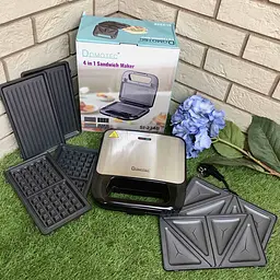 Вафельниця-сендвічниця 4 в 1 Domotec SI-234B