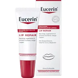 Бальзам для сухих та чутливих губ Eucerin заспокійливий регенеруючий 10 мл