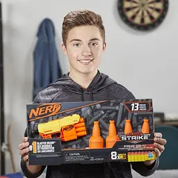 Набір для стрільби по мішенях Hasbro з бластером Nerf Alpha Strike Fang Qs-4 (E8308) - мініатюра 8