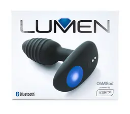 Анальна пробка Kiiroo OhMiBod Lumen 10.1 см (чорний) - мініатюра 6
