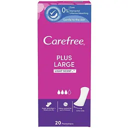 Ежедневные прокладки Carefree Plus Large 20 шт.