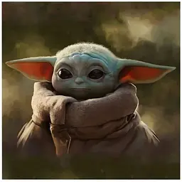 Постер на ПВХ "Yoda Grogu Portrait" UkrPoster 2200550041 без рамки, 50х50 см