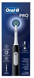 Зубна електрощітка Braun Oral-B Pro1 D305.513.3X CrossAction Black - мініатюра 3
