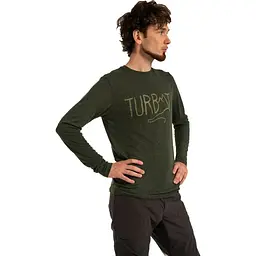 Футболка чоловіча Turbat Magic Logo LS Mens XXL Темний хакі