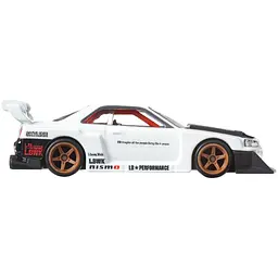 Автомодель Hot Wheels Boulevard Nissan Skyline Super Silhouette LB-ER34 біла з чорним (GJT68/HKF21) - мініатюра 4