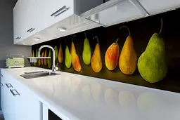 Кухонний фартух Великі Груші вінілова наклейка ПВХ фрукти Коричневий 60х200 см Happy Pocket Z180796 - мініатюра 6