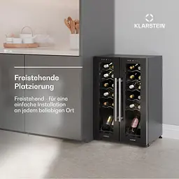 Винний холодильник Klarstein Shiraz 24 2 зони (10046441) - мініатюра 3