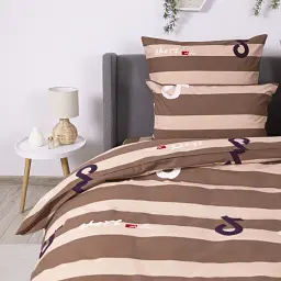 Постільна білизна ТЕП Soft Dreams Line Brown 70x70 євро бязь коричнева - мініатюра 5