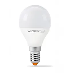 Лампочка Videx LED G45e 7W E14 3000K 220V (VL-G45e-07143) - мініатюра 1