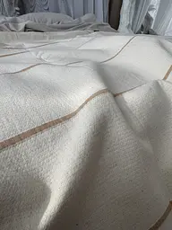 Покривало Zeintex Eco Linen бежеве 200х230 см - мініатюра 4