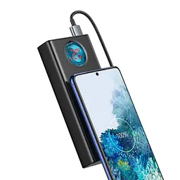 Зовнішній акумулятор Baseus Amblight Digital Display Quick Charge 65W 30000mAh [PPLG-A01] Black [69813] - мініатюра 3
