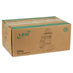 Насос дренажний садовий 0.37кВт Hmax 42м Qmax 35л/хв LEO SPm37A (773251) - мініатюра 5