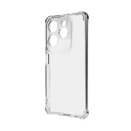 Прозрачный чехол для Infinix Hot 40/40 Pro с защитой камеры и усиленными бортами, тонкий, силиконовый, бесцветный, ударопрочный, противоударный бампер с закрытой камерой, ArmorStandart (ARM73911)