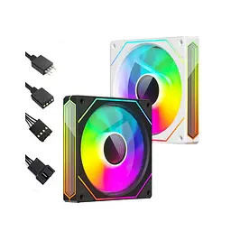 Кулер до корпусу Zezzio PRISM 6 Pro ARGB White - мініатюра 5