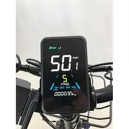 Електровелосипед Trigo фетбайк 20 дюймів 1200W 48V 24Ah синій - мініатюра 11
