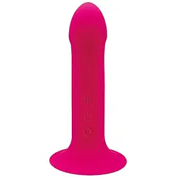 Ділдо з вібрацією Adrien Lastic Hitsens 2 Pink, відмінно для страпону, макс діаметр 4 см, довжина 17,2 см