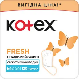 Прокладки щоденні Kotex Liners Normal 240 шт. (2 уп. х 120 шт.) - мініатюра 2