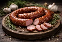 Ковбаса краківська (яловичина + свинина) гарячого копчення