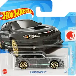 Базовая машинка Hot Wheels HW J-Imports Subaru WRX STI серая (5785)