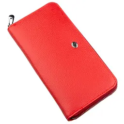 Жіночий шкіряний гаманець-клатч ST Leather 10х20 см acs0015912
