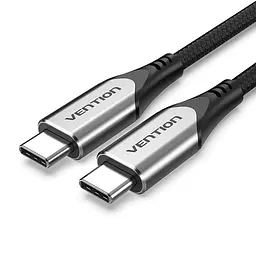 Кабель Vention Cotton Braided USB-C to USB-C 3.1 Cable 0.5M Gray (TAAHD)