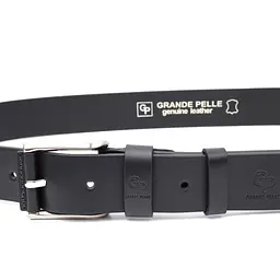 Ремінь шкіряний Grande Pelle чоловічий 3,8х120 см acs0026888 - мініатюра 3