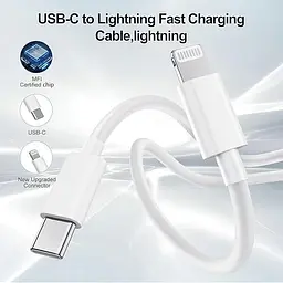 Кабель USB C-Lightning 2 м, 2 шт. в упаковці - мініатюра 6