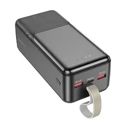 Зовнішній акумулятор Borofone BJ33D 50000 mAh чорний - мініатюра 2