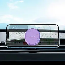 Тримач HOCO Crystal magnetic (air outlet) H1 зелений - мініатюра 8