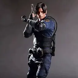 Колекційна  фігурка   Леон Скотт Кеннеді Обитель зла Resident Evil Leon S. Kennedy 32см CH RE LK 32 - мініатюра 3