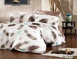 Комплект постільної білизни з компаньйоном (R-T9149) 1,5-спальний TAG tekstil pbe0036822