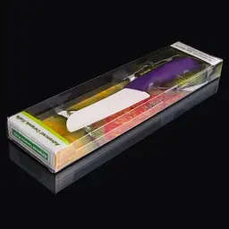 Ніж керамічний універсальний сантоку 13 см Purple (NS7KN5) - мініатюра 3