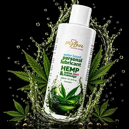 Лубрикант MyLove Aroma Series IntimMassage 2in1 Hemp, 300 мл - мініатюра 2